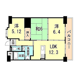 第6住宅1号棟 5階