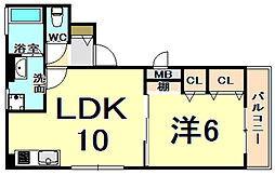 クリエオーレ大物町 2階/201