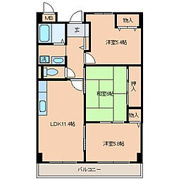ルシェール立花 3階/305