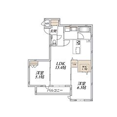 物件の間取り