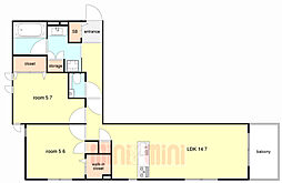 グランメゾン梅ノ木 2階/205