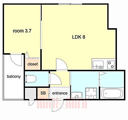 H-maison千船 3階