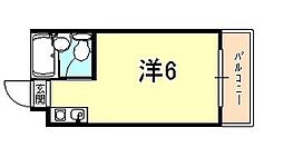 メゾン・ド・アトラー ワンルームの間取図画像