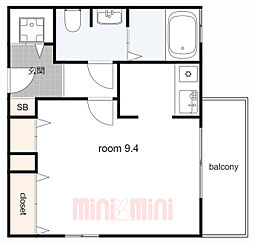 シャーメゾン行基 2階