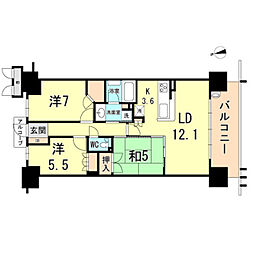 尼崎Ｄ．Ｃ．グランスクエアＮＯＲＴＨ 10階