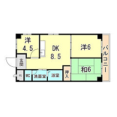 物件の間取り