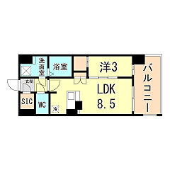 物件の間取り