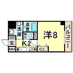 シティフラット尼崎 7階/708