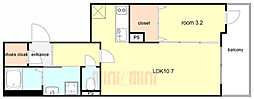 Louis Apartment 武庫川 3階/303