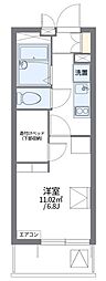 レオパレスCreer 1Kの間取図画像