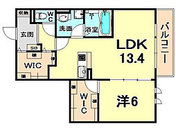 Luonto 1SLDKの間取図画像