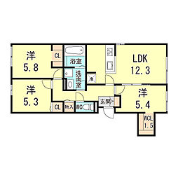 (仮称)尼崎市東園田町3丁目共同住宅 1階
