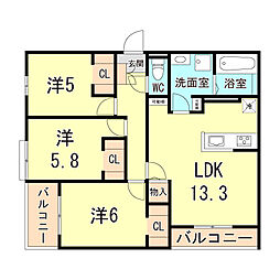 (仮称)尼崎市東園田町3丁目共同住宅 3階