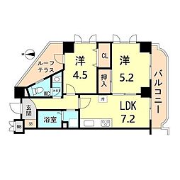 MAINSTAGE武庫之荘 2LDKの間取図画像