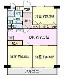 間取図画像 3DK