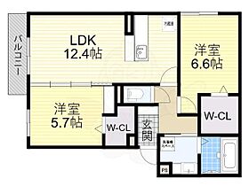 大阪府大阪市阿倍野区天王寺町南２丁目15番8号（賃貸アパート2LDK・2階・59.66㎡） その2