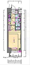 大阪府大阪市東住吉区北田辺３丁目8番22号（賃貸マンション1K・5階・24.94㎡） その2