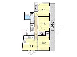 プレシャス・US 3LDKの間取図画像