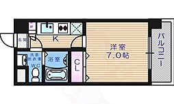 レ・コンフォルト 1Kの間取図画像