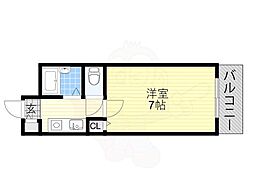 シャトーグランツェン 1Kの間取図画像