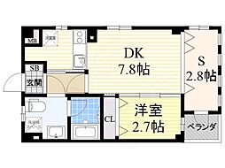 WESTRITZ巽 1SDKの間取図画像