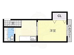 R-stay8551 1Kの間取図画像