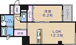アーク・アベニュー・アベノ 1LDKの間取図画像