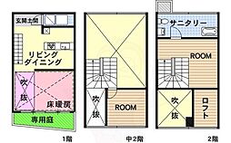 エムズフラット 2LDKの間取図画像