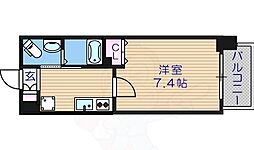 マークス昭和町 1Kの間取図画像