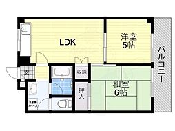 T.Mプラザ 2LDKの間取図画像