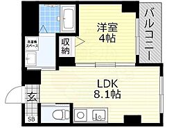 FDSVALOR 1LDKの間取図画像