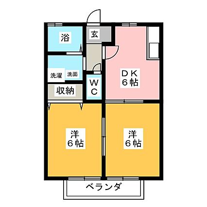 キジーアベニュー２_間取り_0