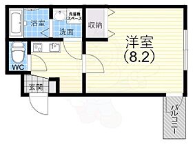 兵庫県西宮市甲子園七番町（賃貸アパート1K・2階・25.13㎡） その2