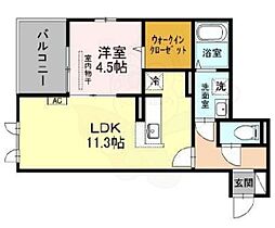 MINT甲子園五番町  ｜ 兵庫県西宮市甲子園五番町17番16号（賃貸アパート1LDK・3階・41.42㎡） その2