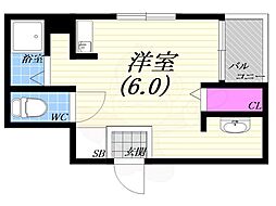アンジェ武庫川 2階