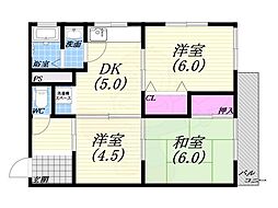 ヒロキマンション 2階/-
