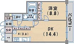シャルム甲子園口 2階