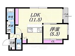 GRANKOBELIA津門大箇町 3階/-