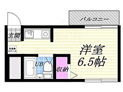 グレース 1Kの間取図画像