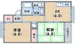 セジュール日野2 2階/-