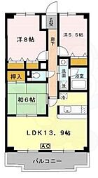 グランドール 3LDKの間取図画像