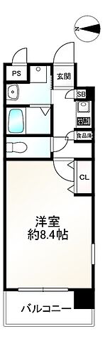 間取り エイペックス京都室町 1階/-