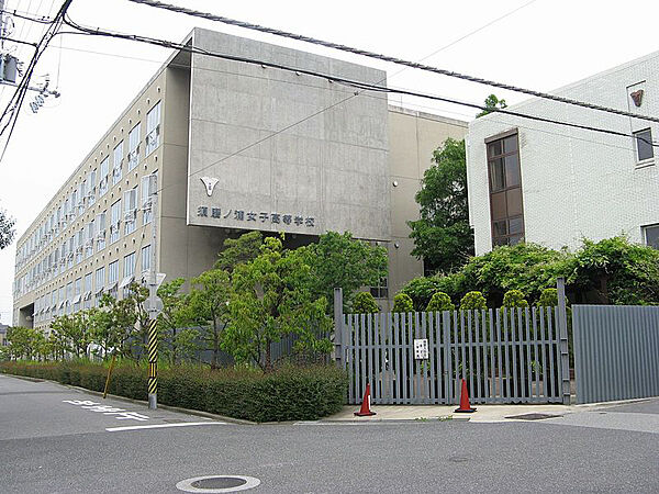画像21:須磨ノ浦女子高校（464m）