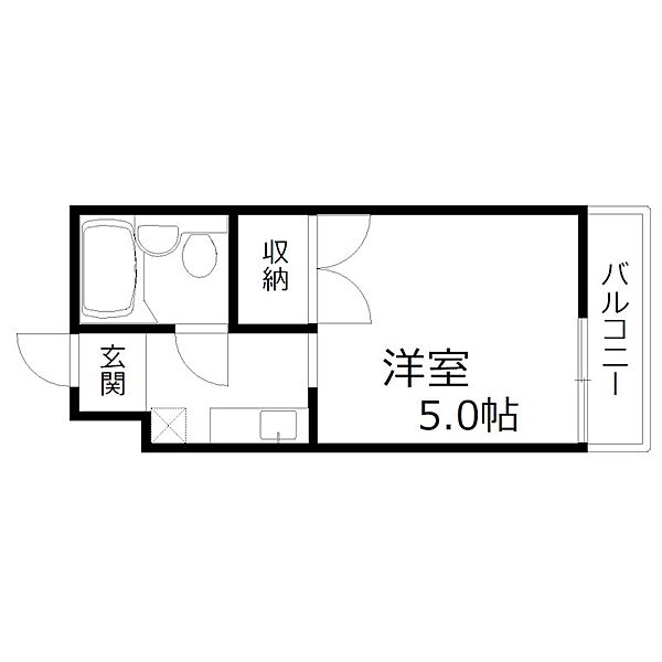 ル・パレ本山中 ｜兵庫県神戸市東灘区本山中町２丁目(賃貸マンション1K・3階・17.00㎡)の写真 その2