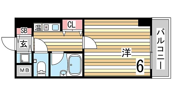 エステムコート芦屋西 211｜兵庫県神戸市東灘区深江北町１丁目(賃貸マンション1K・2階・18.90㎡)の写真 その2