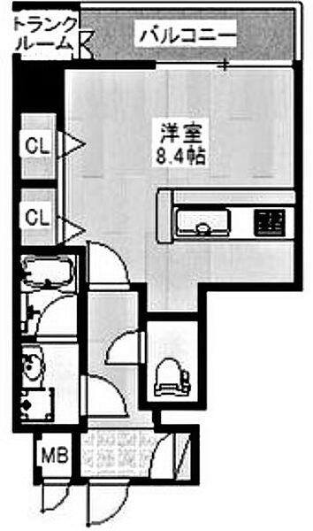 ブランTAT西宮江上町 604｜兵庫県西宮市江上町(賃貸マンション1R・6階・28.32㎡)の写真 その2