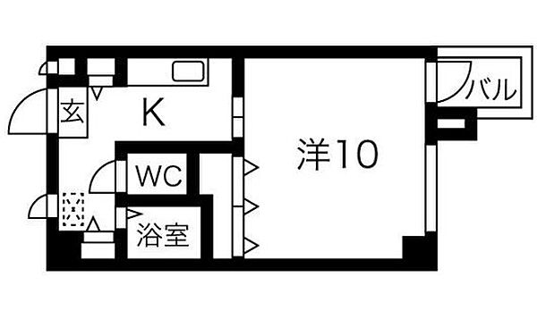 兵庫県西宮市高松町(賃貸マンション1K・7階・31.30㎡)の写真 その2