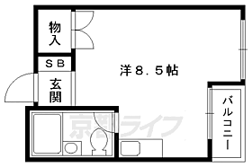 ＡＢＬＥ東半木 401 ｜ 京都府京都市左京区下鴨東半木町（賃貸マンション1R・4階・22.00㎡） その2