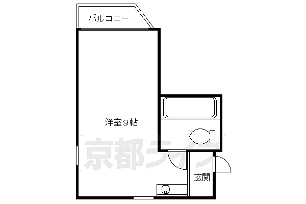 京都府京都市上京区裏風呂町(賃貸マンション1R・1階・20.30㎡)の写真 その2