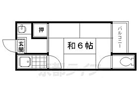 北白川ハイツ 18 ｜ 京都府京都市左京区北白川下別当町（賃貸アパート1K・2階・19.00㎡） その2